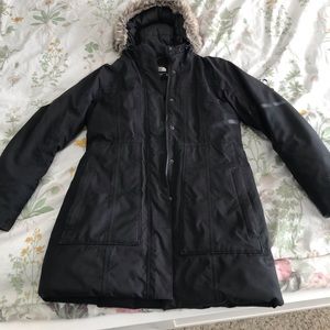 The north face winter parka